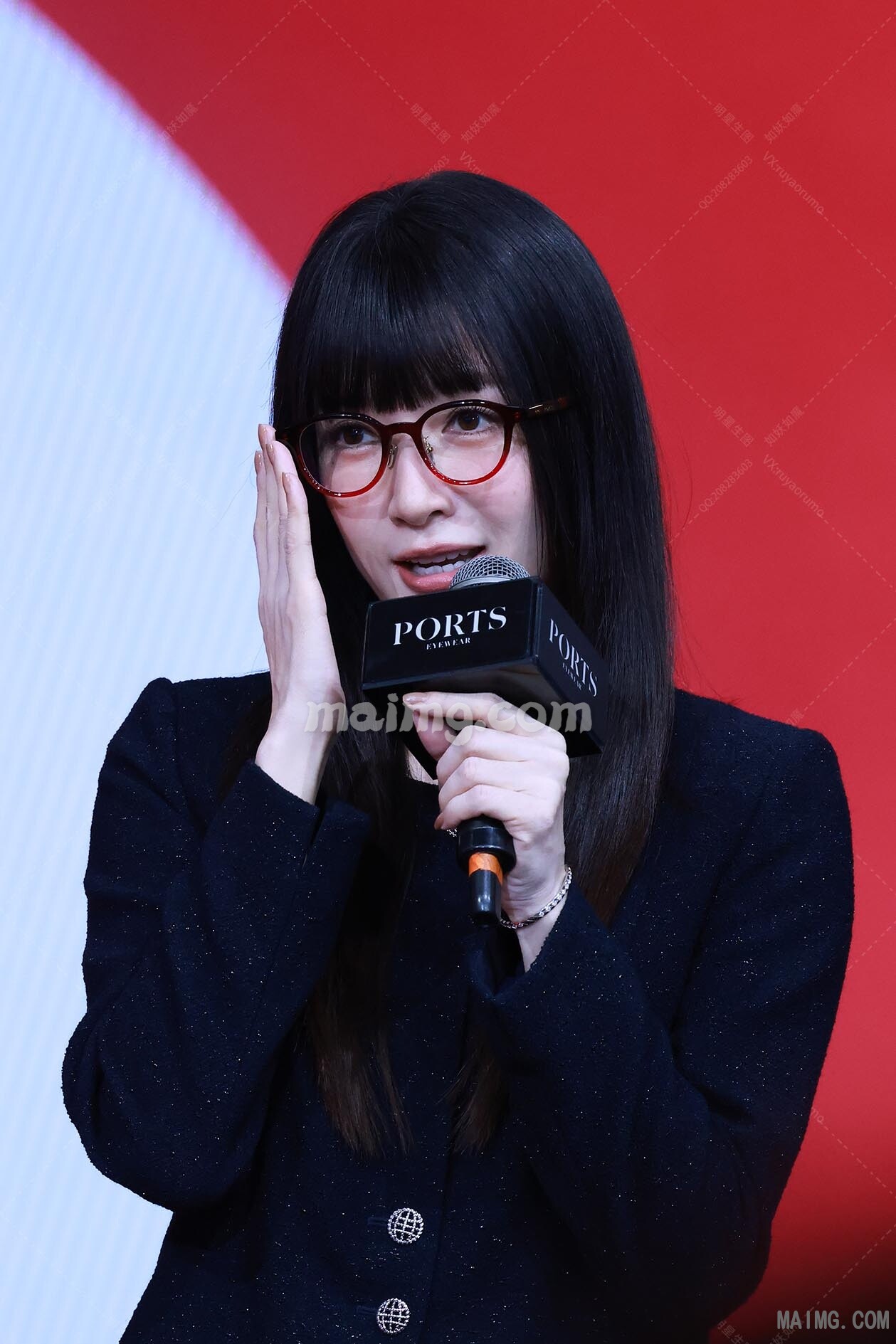 江疏影 厦门眼镜大秀